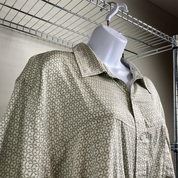 Vintage Y2K Marithe Francois Girbaud Men's Silk Button Up Shirt Size XXL 80’s - Picture 14 of 16